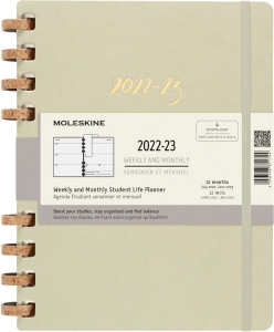 Moleskine 2022-2023 Spiral Academic Planner, 12M, Extra Large, Crush Kiwi, Hard Cover (7.5 x 10)