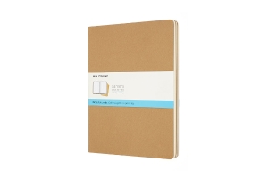 Moleskine Cahier Journal, XL, Dotted, Kraft Brown (7.5 x 9.75)