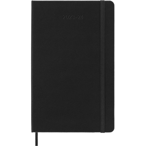 Moleskine 2023-2024 Weekly Horizontal Planner, 18M, Large, Black, Hard Cover (5 x 8.25)