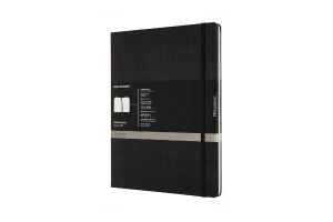 Moleskine Professional Notebook, XXL, Black, Hard Cover (8.5 x 11)