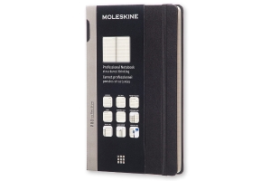 Moleskine Pro Collection Professional Notebook, Large, Black, Hard Cover (5 x 8.25)