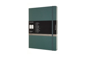 Moleskine Professional Notebook, XXL, Forest Green, Hard Cover (8.5 x 11)