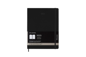 Moleskine 2023 Professional Vertical Weekly Planner, 12M, Extra Large, Black, Hard Cover (7.5 x 10)