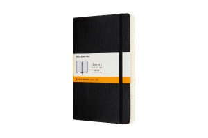 Moleskine Notebook, Expanded Large, Ruled, Black, Soft Cover (5 x 8.25)