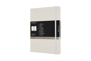 Moleskine Professional Notebook, XL, Pearl Grey, Hard Cover (7.5 x 9.75)