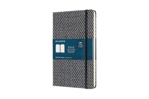 Moleskine Blend Limited Collection Notebook, Large, Ruled, Black (5 x 8.25)