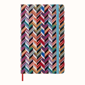 Moleskine Limited Edition 2023 Weekly Notebook Planner Missoni, 12M, Large, Zig Zag Textile, Hard Cover (5 x 8.25)