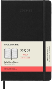 Moleskine 2023 Daily Planner, 18M, Large, Black, Hard Cover (5 x 8.25)