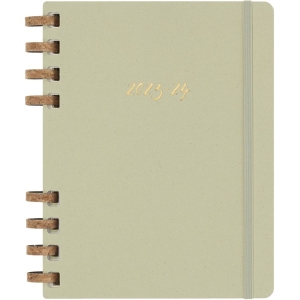 Moleskine 2024 Spiral Academic Planner, 12M, Extra Large, Crush Kiwi, Hard Cover (7.5 x 10)