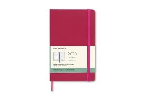 Moleskine 2020 Weekly Planner, 12M, Large, Snappy Pink, Hard Cover (5 x 8.25)