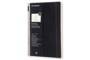 Moleskine Pro Collection Workbook, A4, Ruled, Black, Soft Cover (12 x 8.5)