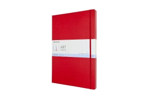 Moleskine Art Sketchbook, A3, Scarlet Red, Hard Cover  (11.75 x 16.5)