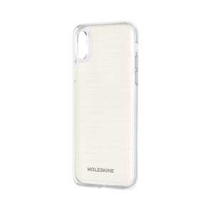 Moleskine Hard Clear Case+Paper Template iPhone X