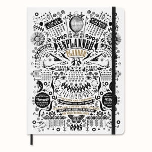 Moleskine Limited Edition Undated Planner Petrantoni Box, 12M, Extra Large, Hard Cover (7.5 x 10)