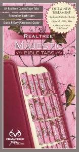 REALTREE PINK CAMO BIBLE TABS