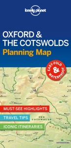 Lonely Planet Oxford & the Cotswolds Planning Map