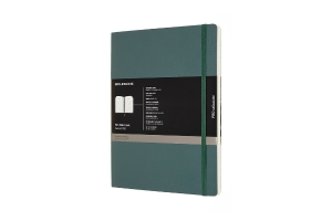 Moleskine Professional Notebook, XL, Forest Green, Soft Cover (7.5 x 9.75)