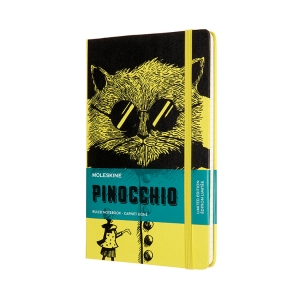 Moleskine Limited Edition Pinocchio Notebook, Large, Ruled, The Cat, Hard Cover (5 x 8.25)