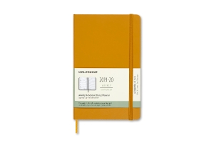 Moleskine 2019-20 Weekly Planner, 18M, Large, Ripe Yellow, Hard Cover (5 x 8.25)