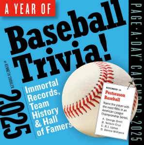 A Year of Baseball Trivia Page-A-Day Calendar 2025