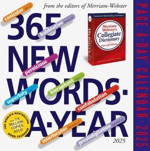 365 New Words-A-Year Page-A-Day Calendar 2025