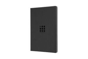 Moleskine Leather Notebook Large Ruled Hard Cover Black Boxed Edition (5 x 8.25)