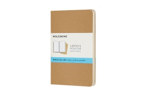 Moleskine Cahier Journal, Pocket, Dotted, Kraft Brown (3.5 x 5.5)