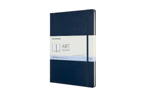 Moleskine Art Sketchbook, A4, Sapphire Blue, Hard Cover (8.25 x 11.75)