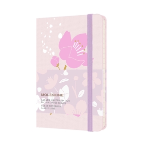 Moleskine Limited Edition Sakura Notebook, Pocket, Ruled, Light Pink, Hard Cover (3.5 x 5.5)