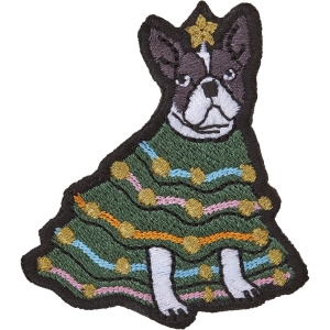 Moleskine Patch, Christmas, Dog