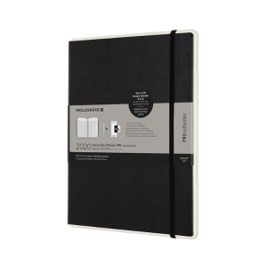 Moleskine 2020 Professional Weekly Vertical Smart Planner, 12M, Extra Large, Black